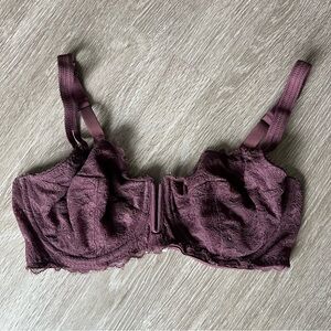 Auden Lace Underwire balconette Bra sz 38D